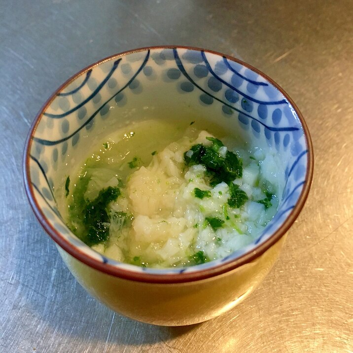 離乳食 レンジでホタテとかぶのスープ煮